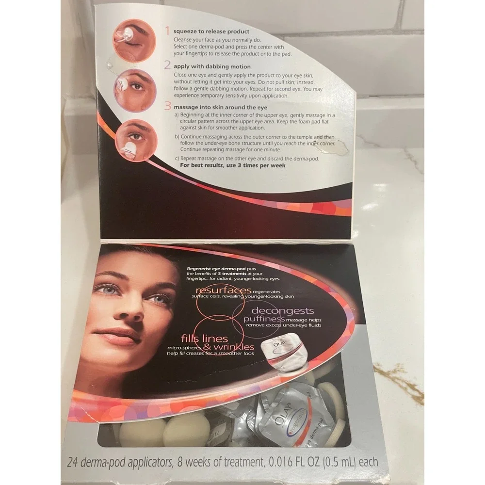 Olay Regenerist Eye‎ Derma-Pod Treatment Skincare 24 Applicators Old Stock